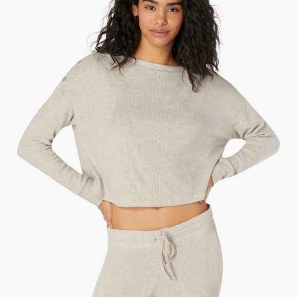 Perfect condition! Beyond Yoga Your Line Buttoned Pullover Size M (fits like S) - Picture 1 of 5